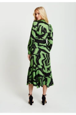 Liquorish Zebra Print Midi Dress With Front Slit -Yumi Clothing Shop 0U8S8l0a 13813