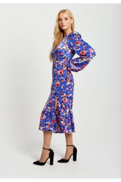 Liquorish Multicolour Abstract Dot Print Midi Dress -Yumi Clothing Shop 0XebQUXq 12870