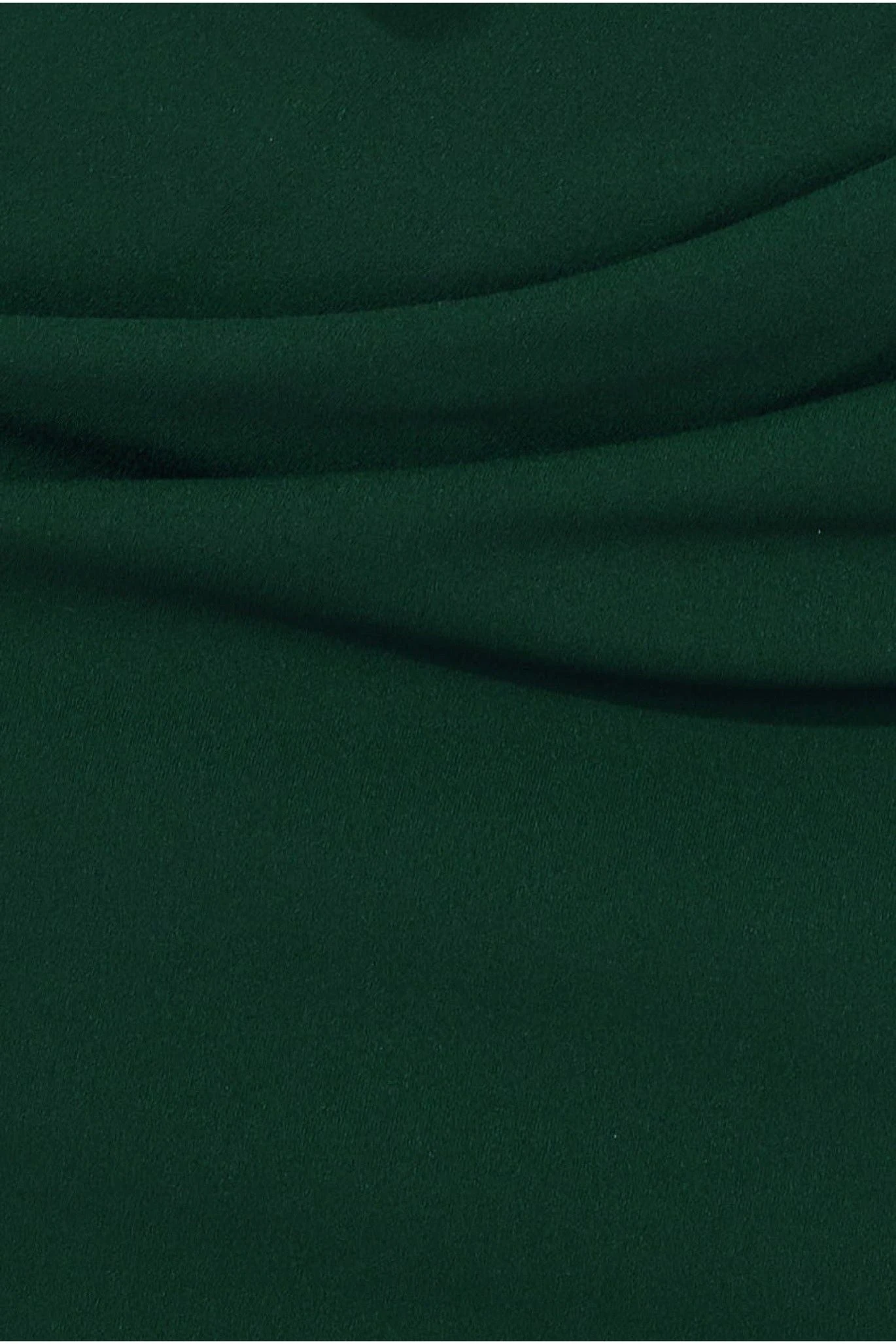 Goddiva Satin & Scuba Off The Shoulder Midi Dress - Emerald 5 Goddiva Satin & Scuba Off The Shoulder Midi Dress - Emerald - Image 5