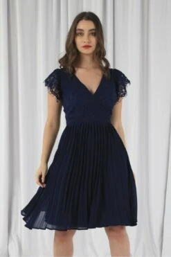 Double Second Wrap Lace Chiffon Dress -Yumi Clothing Shop 4k0bCtuZ 11902