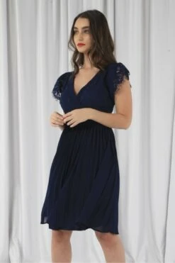 Double Second Wrap Lace Chiffon Dress -Yumi Clothing Shop 5Xiec8ah 11902