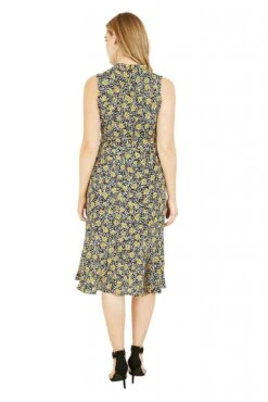 Mela London Black Floral Wrap Over Midi Dress 8 Mela London Black Floral Wrap Over Midi Dress -Yumi Clothing Shop 6f2wRywO 13925
