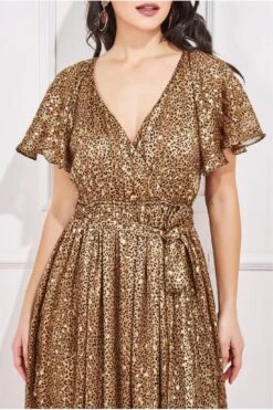 Goddiva Wrap Printed Chiffon Maxi Dress - Animal Print 6 Goddiva Wrap Printed Chiffon Maxi Dress - Animal Print -Yumi Clothing Shop 9fqSblAi 14678