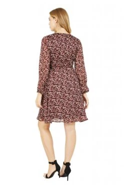 Yumi Lurex Leopard Print Wrap Dress -Yumi Clothing Shop B0HIXtbT 13949