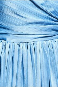 Goddiva Off The Shoulder Wrap Maxi Dress - Powder Blue -Yumi Clothing Shop BAkN1O0V 11450