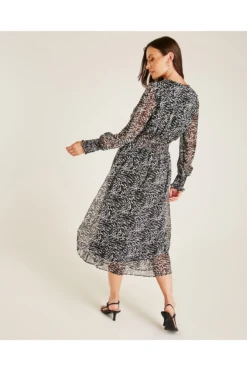 Dusty Pink Monochrome Gathered Swing Dress -Yumi Clothing Shop BZWzqVi5 12050