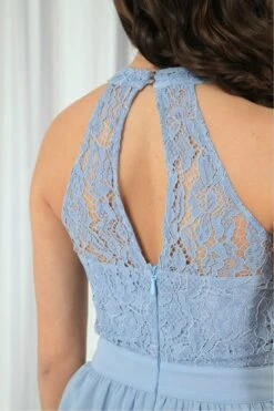 Double Second Light Blue Tiered Bridesmaid Dress 13 Double Second Light Blue Tiered Bridesmaid Dress -Yumi Clothing Shop DmN8MDvG 11907