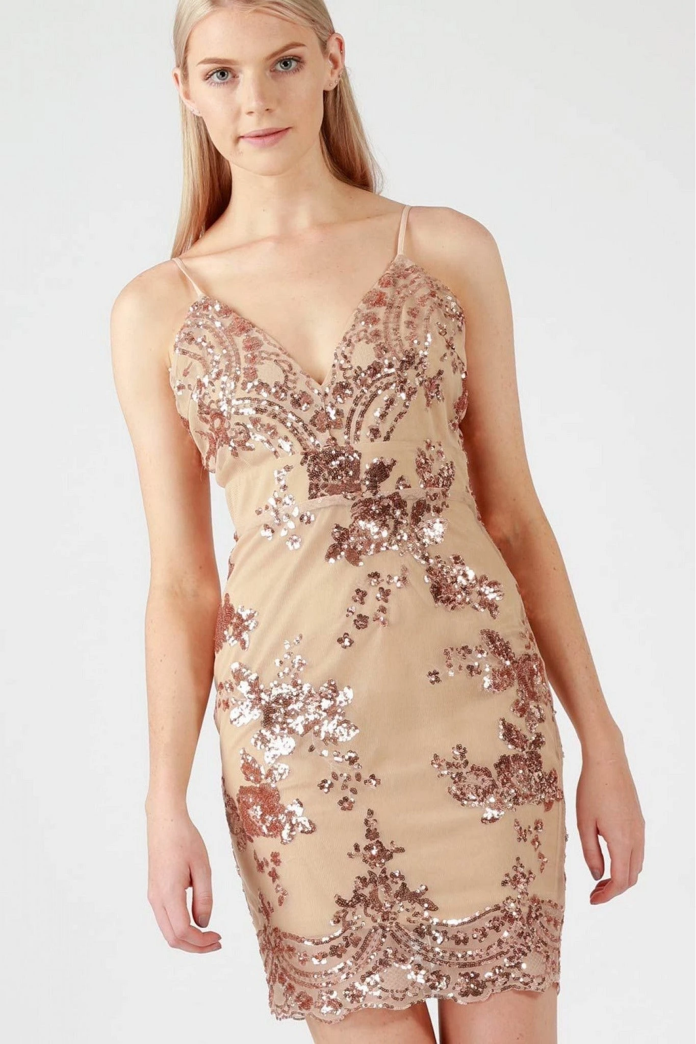 Aftershock London Sequin Mesh Cami Dress 7 Aftershock London Sequin Mesh Cami Dress - Image 7