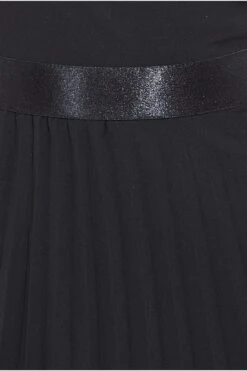 Goddiva Pleated Chiffon Tiered Maxi Dress - Black -Yumi Clothing Shop F05TUbka 15518