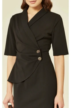 De La Creme Fashions Diane Wrap Blazer Dress 27 De La Creme Fashions Diane Wrap Blazer Dress -Yumi Clothing Shop JjDXkXZD 9587