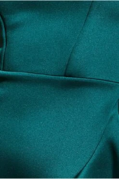 Goddiva Front Frill Midi Dress - Emerald Green -Yumi Clothing Shop KourDElr 11613