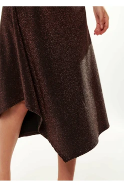 Liquorish Lurex High Neck Midi Dress In Bronze 11 Liquorish Lurex High Neck Midi Dress In Bronze -Yumi Clothing Shop LyRZaIxx 7995