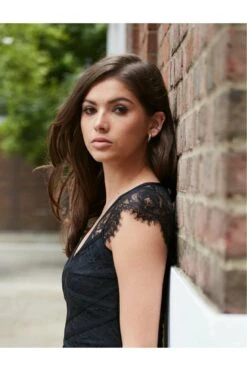 Double Second Black Lace Bandage Dress -Yumi Clothing Shop MRl37HKp 11897