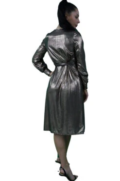 Signage Round Neck With Belt Midi Dress -Yumi Clothing Shop Mby3Rh8O 13745