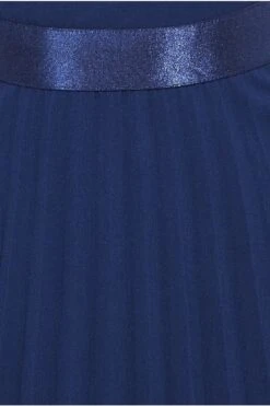 Goddiva Pleated Chiffon Tiered Maxi Dress - Navy -Yumi Clothing Shop SImKapTS 15519