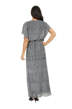 Mela London Silver Shimmer Maxi Dress -Yumi Clothing Shop XihexwsK 14431
