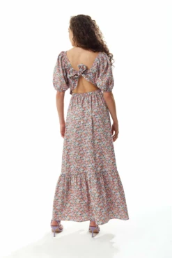 Liquorish Purple Based Red Floral Maxi Dress -Yumi Clothing Shop bn31UL94 10079