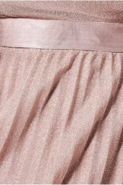 Goddiva Bardot Pleated Skirt Maxi Dress - Blush -Yumi Clothing Shop d2OPohEG 9974