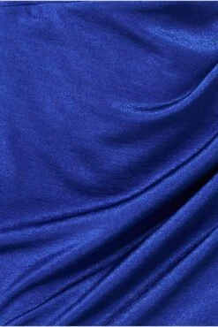 Goddiva Cowl Neck Off The Shoulder Midi Dress - Royal Blue -Yumi Clothing Shop eYNzGvT8 11306