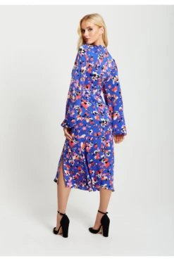 Liquorish Multicolour Abstract Dot Print Midi Dress -Yumi Clothing Shop ijDuLYJZ 12870