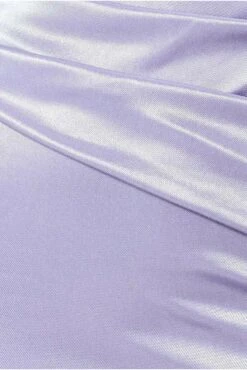 Goddiva Satin Off The Shoulder Maxi Dress - Lilac -Yumi Clothing Shop kQHkSPsc 11407