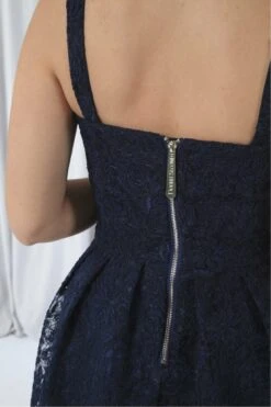 Double Second Navy Embroidered Lace Skater Dress 13 Double Second Navy Embroidered Lace Skater Dress -Yumi Clothing Shop kQzo5wcm 11921