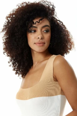 Liquorish Knitted Midi Dress In Cream And White -Yumi Clothing Shop pzOlNEPa 10061