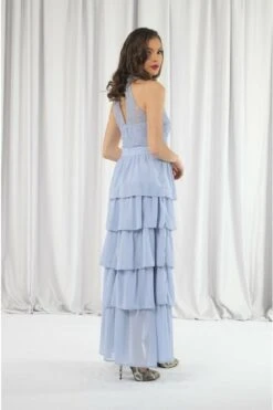 Double Second Light Blue Tiered Bridesmaid Dress 10 Double Second Light Blue Tiered Bridesmaid Dress -Yumi Clothing Shop qU05tHv8 11907