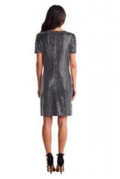 Mela London Silver Metallic Puff Sleeve Dress 6 Mela London Silver Metallic Puff Sleeve Dress -Yumi Clothing Shop s9XyWtNl 14430