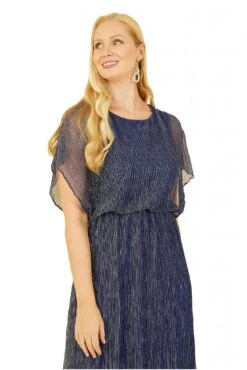Mela London Blue Shimmer Maxi Dress 9 Mela London Blue Shimmer Maxi Dress -Yumi Clothing Shop te1hjwhI 13679
