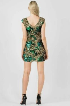 Aftershock London Sequin Leaf Bodycon Dress 9 Aftershock London Sequin Leaf Bodycon Dress -Yumi Clothing Shop vBQDKn0H 7478
