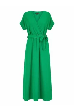 Mela London Green Kimono Sleeve Midi Dress -Yumi Clothing Shop vTpnAPEy 14867