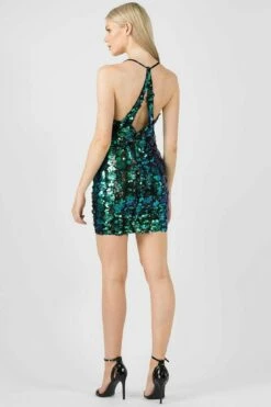 Aftershock London Mesh Sequin Wrap Dress -Yumi Clothing Shop wKnvZ3oz 10486