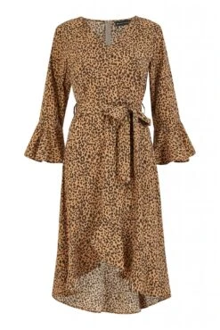 Mela London Animal Print Fitted Dress -Yumi Clothing Shop y8TGzhj1 13935