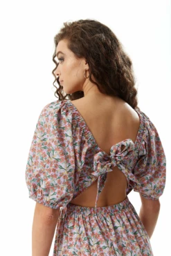 Liquorish Purple Based Red Floral Maxi Dress -Yumi Clothing Shop zpySytQn 10079